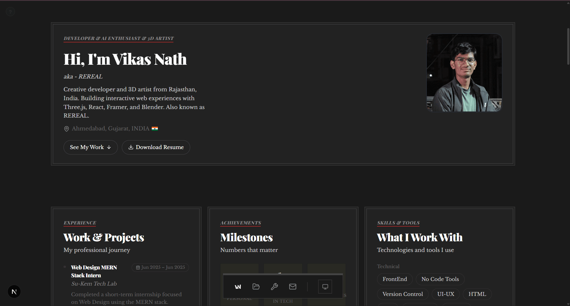 SEO Portfolio System screenshot 1