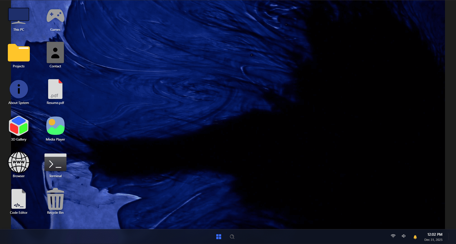 REREAL OS Portfolio screenshot 1